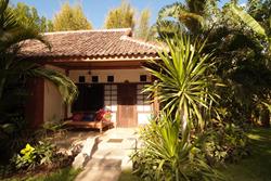 Pondok Sari Dive Resort - Bali. Standard bungalow terrace.